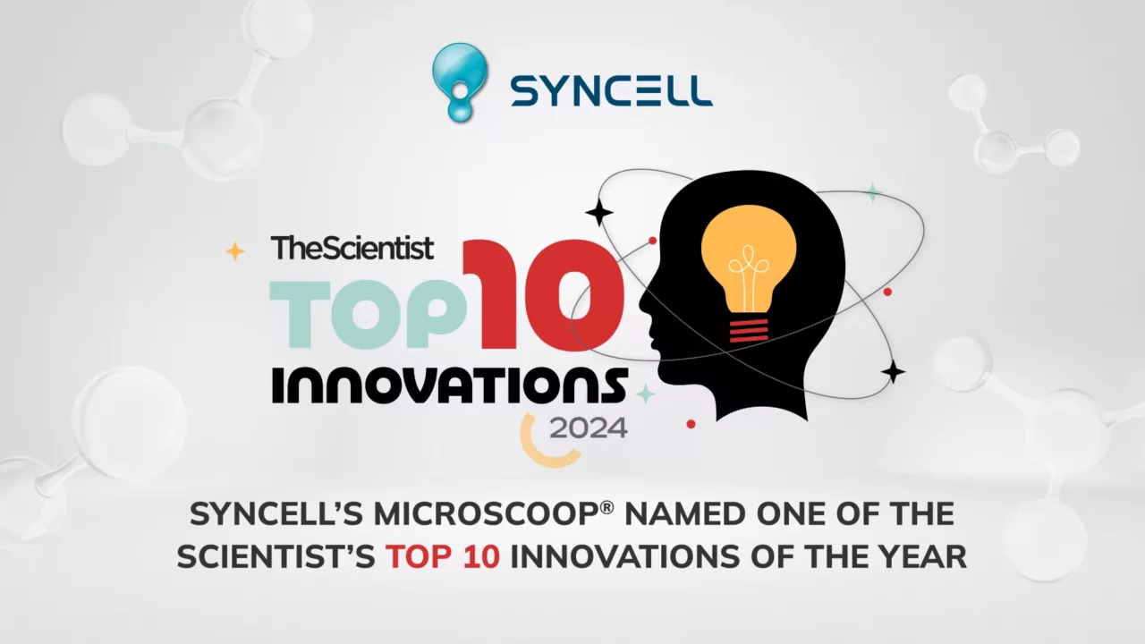 Syncell’s Microscoop® Named One of The Scientist’s Top 10 Innovations of the Year