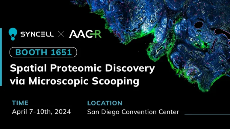 Syncell Inc attend AACR 2024 from April 7-10 in San Diego, our booth number is #1651.