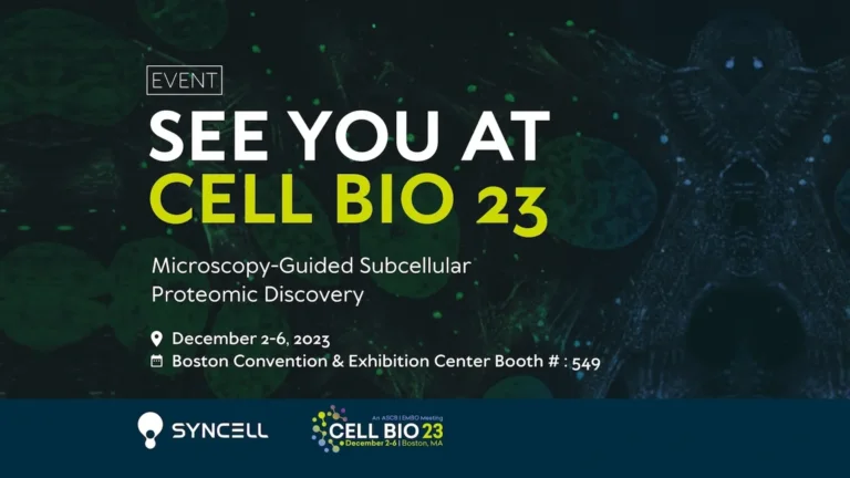 Syncell Inc attend ASCB Cell Bio 2023 from December 2-6 at Boston Convention, our booth number is #549.